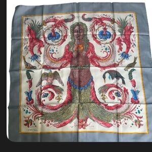 Hermes Ceres Silk Scarf with Vibrant Hues